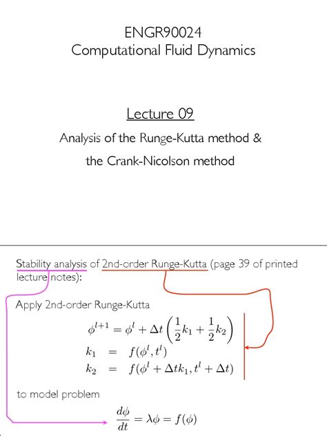 Kein verfahren zur l¨osung von awpen arbeitet in der praxis mit einer. ENGR90024 Computational Fluid Dynamics: Analysis of the ...