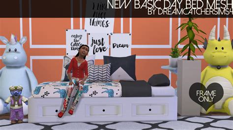 Pixeldreamworlds Day Bed Sweet Sims 4 Finds