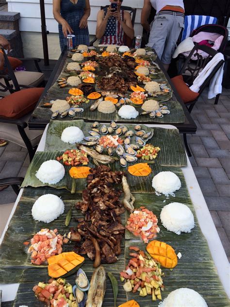 Kamayan Pinoy Style Filipino Food Party Philippines Food Boodle Fight