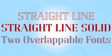 Straight Line Font Fontspring
