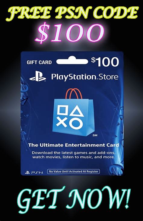 So this is a great option for people without a credit card, but also can works out as a unique, small gift for someone in the family or a close friend who will know how to use it. Free $100 #PSN code | Netflix gift card, Mastercard gift card, Itunes gift cards