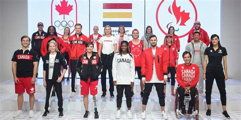 In august 2020, the canadian olympic committee and canadian paralympic committee revealed the team canada wardrobe designed by hudson's bay that athletes will wear during olympic ceremonies and while staying in the olympic village. Canadian Olympic Team Unveils New Uniforms For Rio 2016 ...
