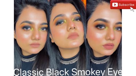 Intense Black Smokey Eye Makeup Tutorial YouTube