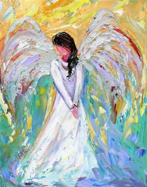 237 Best Images About Angel Paintings On Pinterest Palette Knife