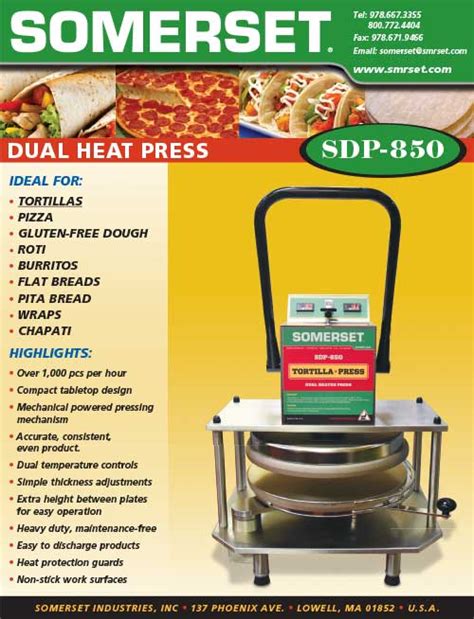 Somerset Sdp 850 Dual Heat Press Johnson Pike