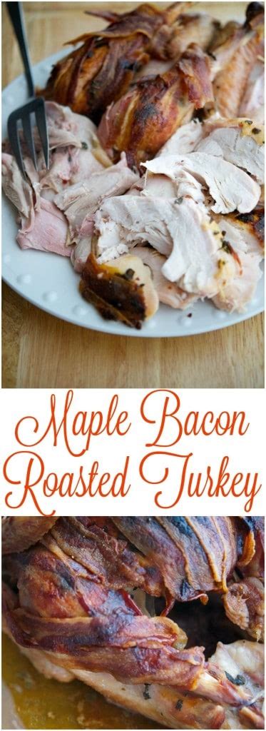 Maple Bacon Roasted Thanksgiving Turkey