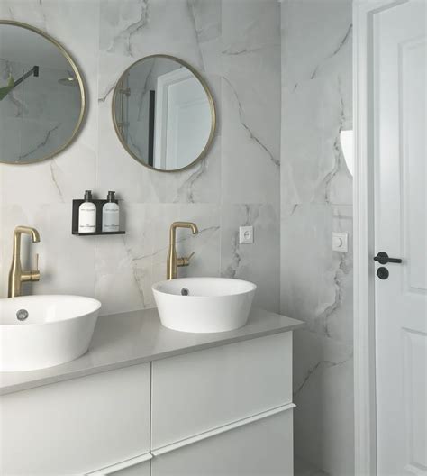 Bathroom Marble White Gold Marble Bathroom Bathroom Remodel Shower