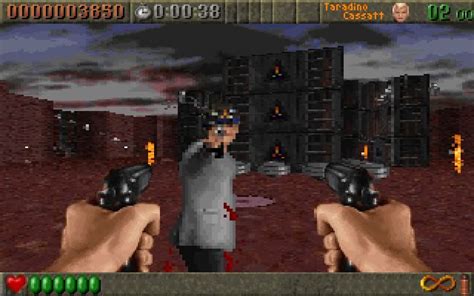There are plenty of weapons and exploding body parts that the action gamers adore. Rise of the Triad: Dark War shooter for DOS (1994 ...
