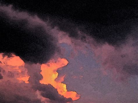 Dark Sky With Pink Tinted Cloud Free Stock Photo Public Domain Pictures