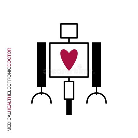 Medical Robot Heart 2 Stock Vector Illustration Of Business 155108098
