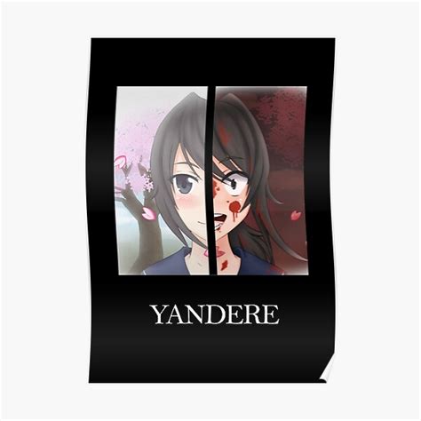 Yandere Poster For Sale By Ska4ask Redbubble