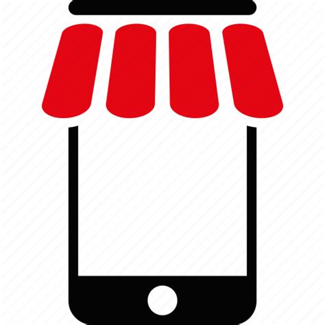 Business Market Mobile Store Web Shop Webshop Webstore Icon