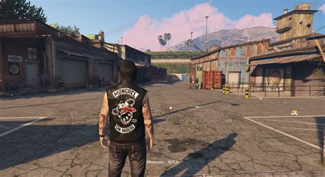 Biker Jacket Mongrel Mc San Andreas Days Gone Fivem Replace