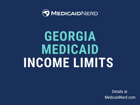 Georgia Medicaid Income Limits 2023 Medicaid Nerd