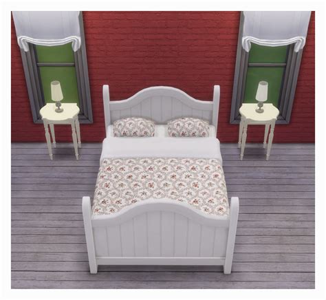 My Sims 4 Blog Rustic Dream Bed Recolors By Saudadesims
