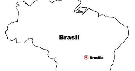 blog de biologia dibujo de mapa de brasil para colorear
