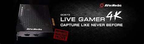 Avermedia Live Gamer 4k Hdr 60 Fps Full 4k P60 Capture Card Ultra Low