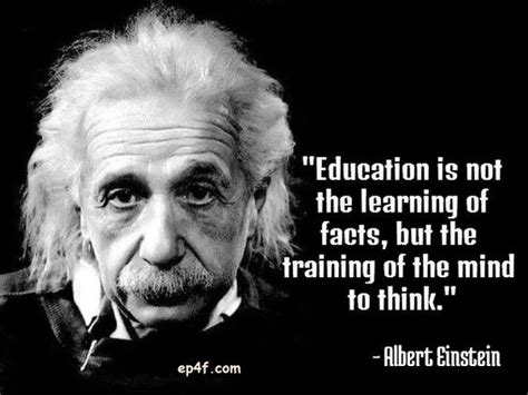 Education Is Not The Learning Of Facts But The Training Of The Mind