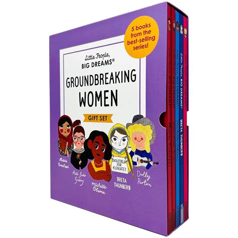 buy little people big dreams groundbreaking women 5 books collection box t set malala