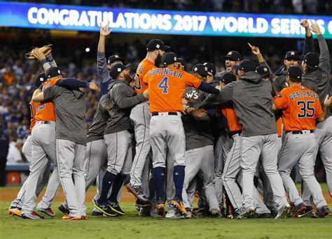 Hollywood Ending Astros Beat Dodgers In Game 7 To Win World Series