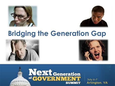 Bridging The Generation Gap Ppt