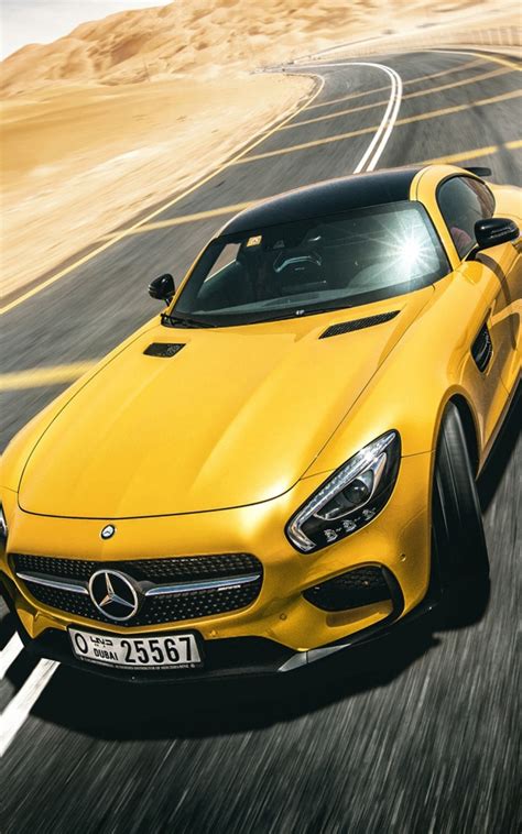1080x1920 full hd car hd wallpaper for mobile wallpaper, android desktop>. Yellow Mercedes Benz AMG GT S - Download Free HD Mobile ...