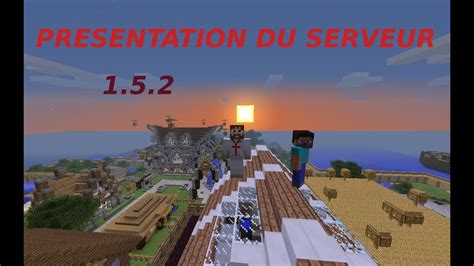 Pr Sentation De Notre Serveur Multi Minecraft En Youtube