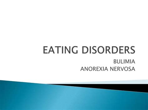 eating disorders ppt