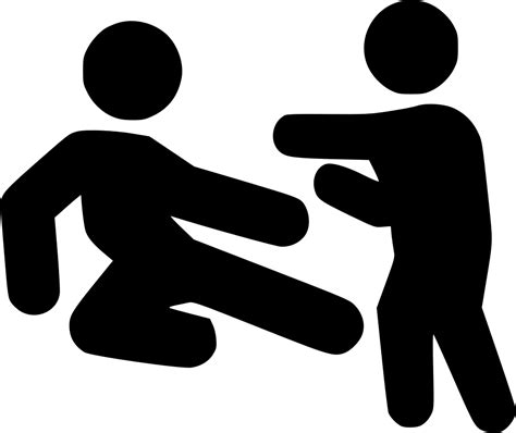 Black Clipart Fighting Png Png Mart