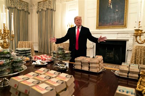 Trump Lies About Size Of White House Fast Food Feast Rolling Stone