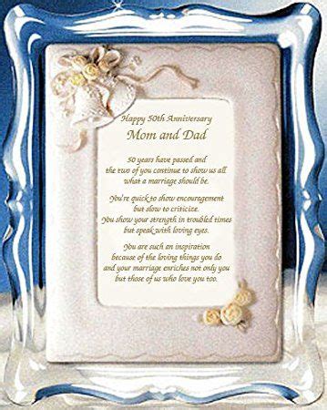 For 1st wedding anniversary, silver wedding anniversary, golden wedding anniversary and other people's wedding anniveversies including 'new' greetings, click. Mom and Dad 50th Anniversary Gift - Parents Golden ...