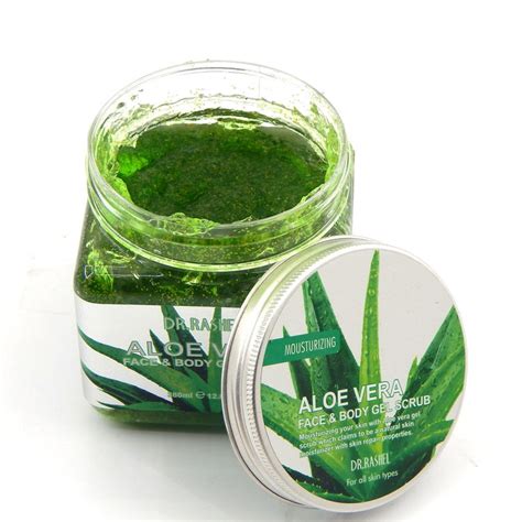 Buy Drrashel Moisturizing Aloe Vera Face And Body Gel Scrub For All Skin