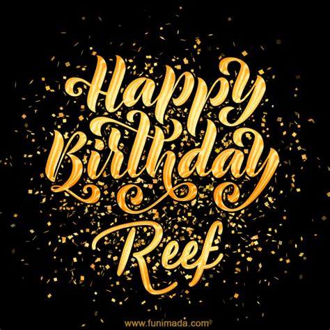 Happy Birthday Card For Reef Download GIF And Send For Free Download On Funimada Com