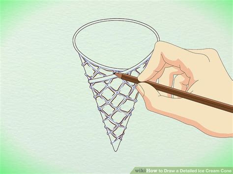 How To Draw A Detailed Ice Cream Cone With Pictures Wikihow
