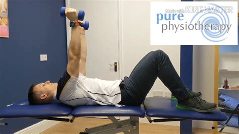 Shoulder Stability Supine Scapular Protraction Youtube