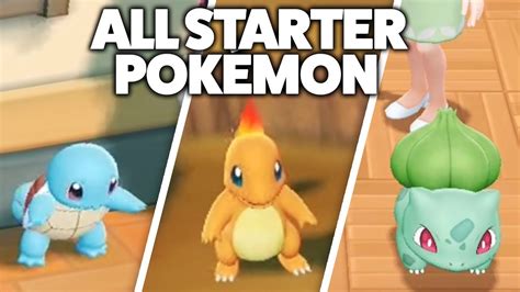 All Starter Pokémon Locations In Pokemon Lets Go Pikachu And Eevee Youtube
