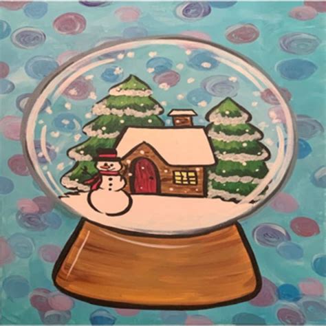 Snow Globe Holiday Art Kit Artsy Rose Academy