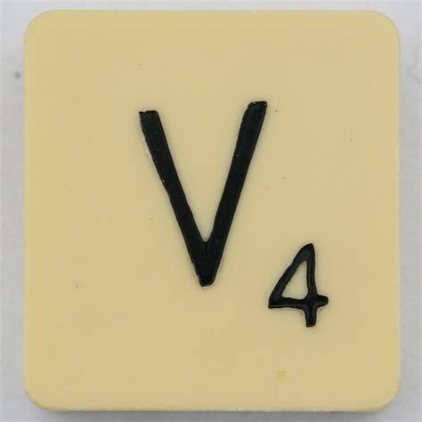 Scrabble Letter V A Photo On Flickriver