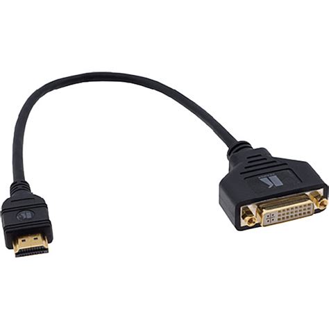 Kramer Dvi Female To Hdmi Male Adapter Cable 1 Adc Dfhm Bandh