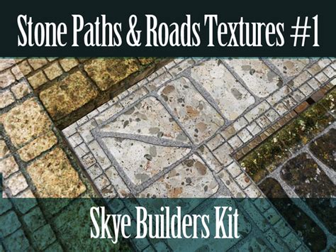 Second Life Marketplace Skye Build Kit Stone Paths And Roads Textures Full Perms