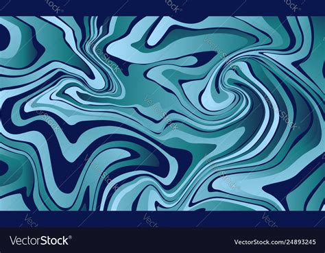 Abstract Liquid Blue Background Royalty Free Vector Image