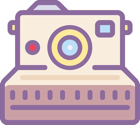 Download Polaroid Icon Transparent Background Camera Png Clipart