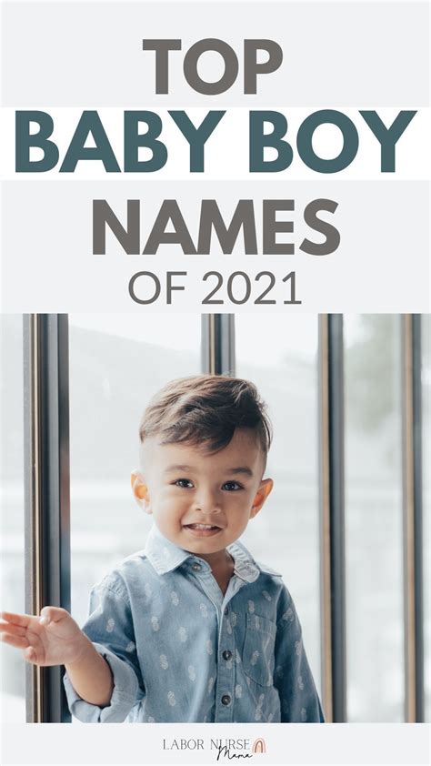 Check Out The Top 20 Most Popular Baby Boy Names Of 2021 Baby Boy