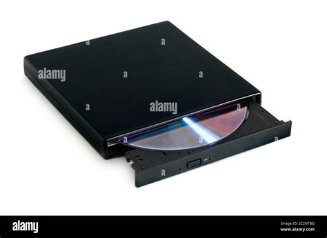 Dvd Drive With Disc Stock Photo Alamy