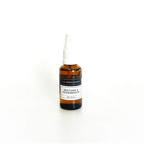 The Apothecary Skin Serum Restore And Regenerate Our Restore