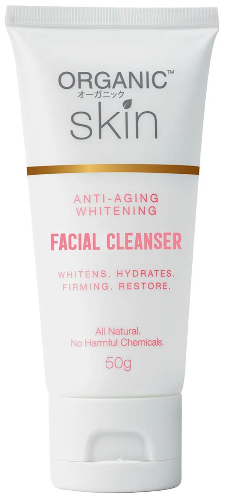 Organic Skin Anti Aging Whitening Facial Cleanser Ingredients Explained