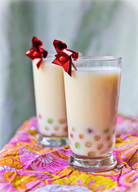 Milk tea is very classic for boba tea (bubble tea). Jasmine Green Milk Tea Boba | Adventures in Cooking