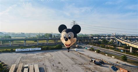 The Iconic Mickey Mouse Hot Air Balloon Has Arrived In Toronto