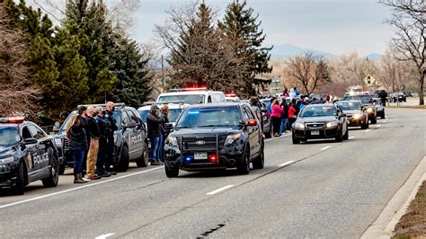 Mourners Line Highway For Officer Killed In Boulder Shooting The New