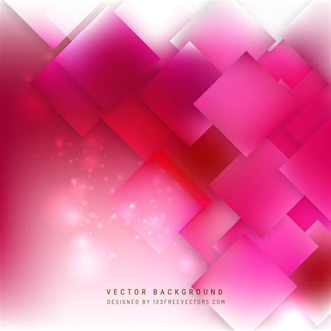 Abstract Pink White Square Background Design